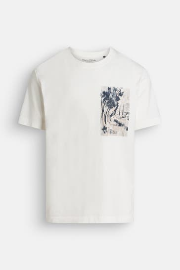 MARC O'POLO T-Shirt weiß