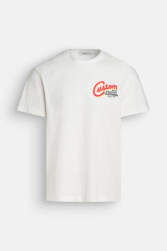 REPLAY T-Shirt '35aug' weiß
