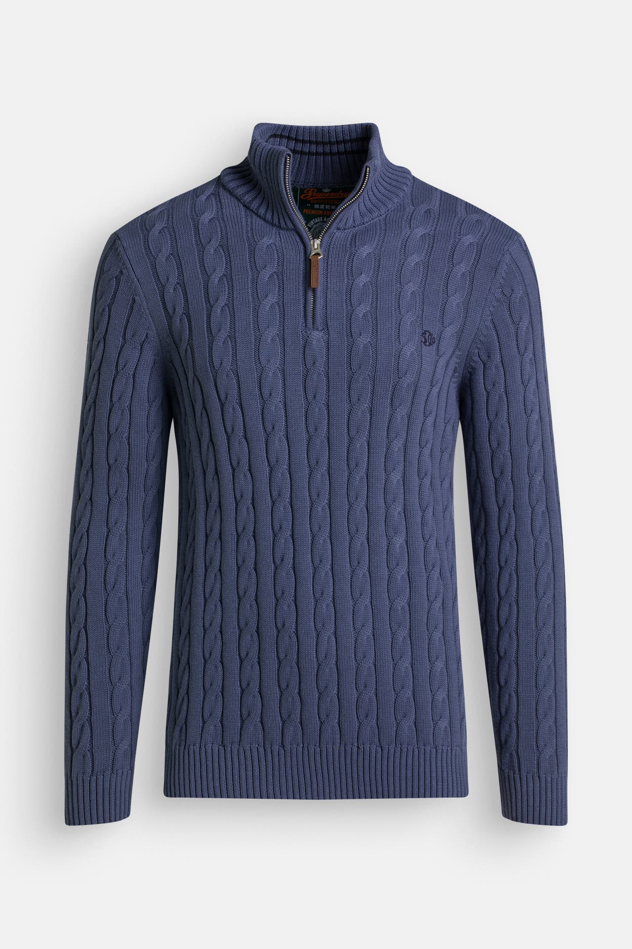 SUPERDRY Strick-Troyer graublau, Bild 1