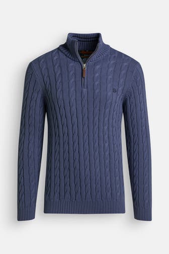 SUPERDRY Strick-Troyer graublau