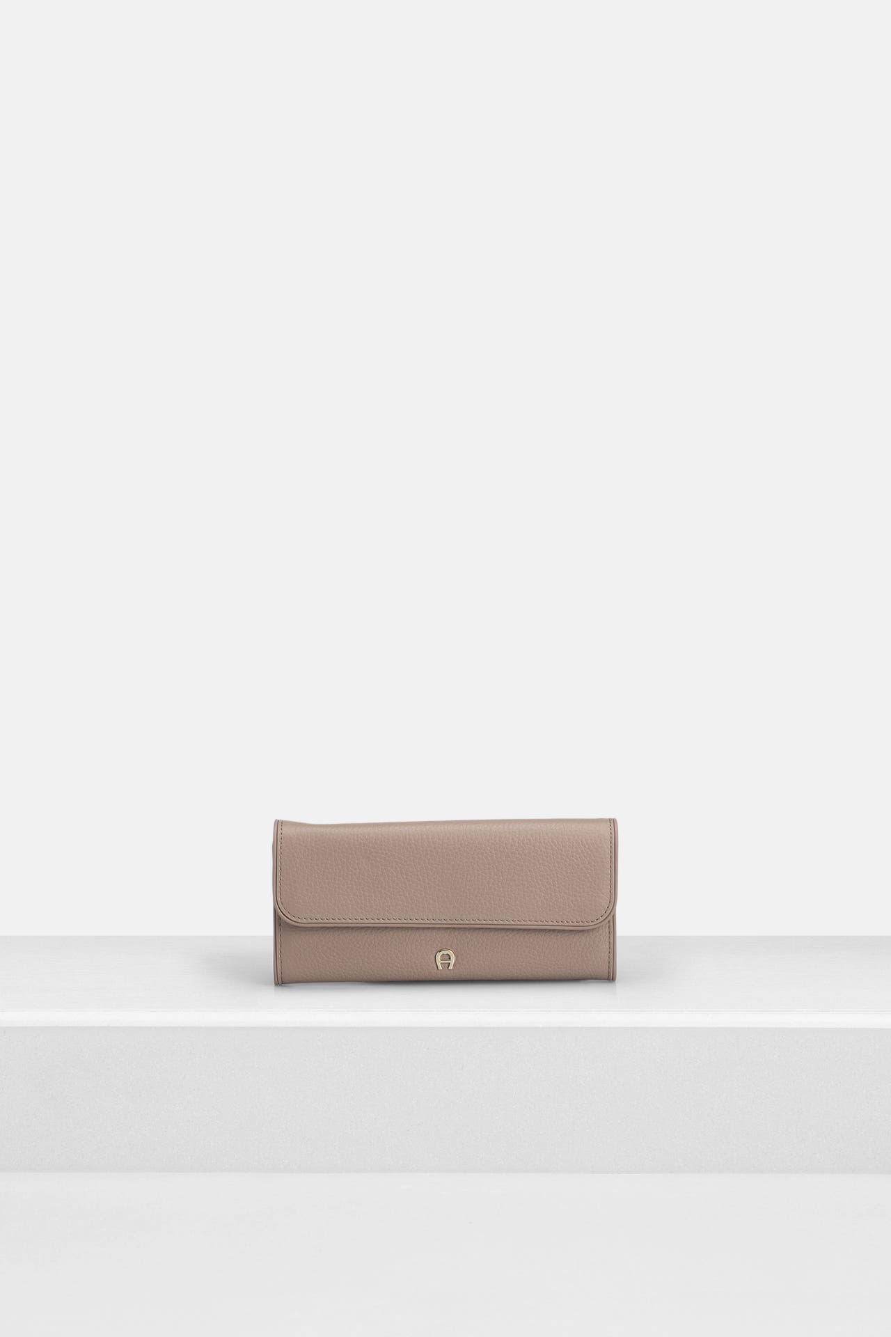 AIGNER Ledergeldbörse 'Liora' taupe, Bild 1