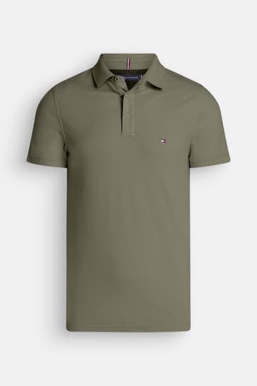 TOMMY HILFIGER Polo-Shirt oliv