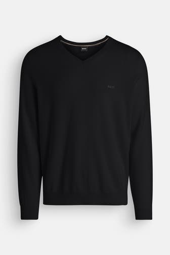 BOSS Wollpullover 'Batisse' schwarz