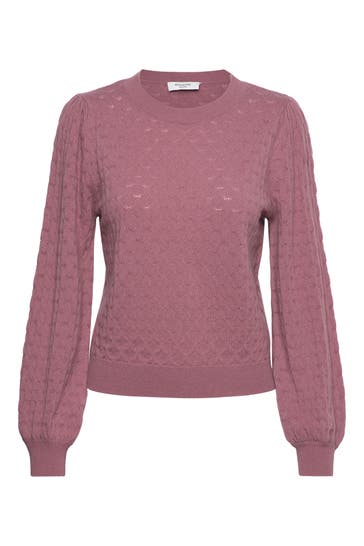ROSEMUNDE Kaschmirmix-Pullover altrosa
