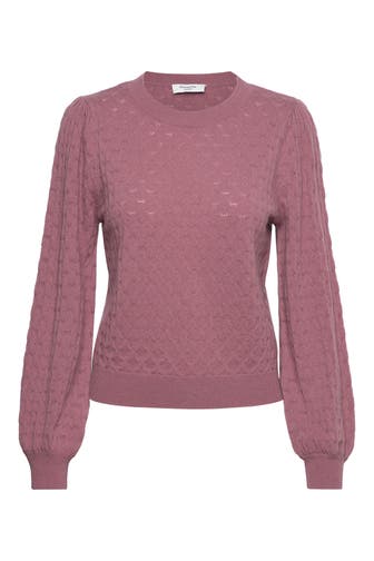ROSEMUNDE Kaschmirmix-Pullover altrosa