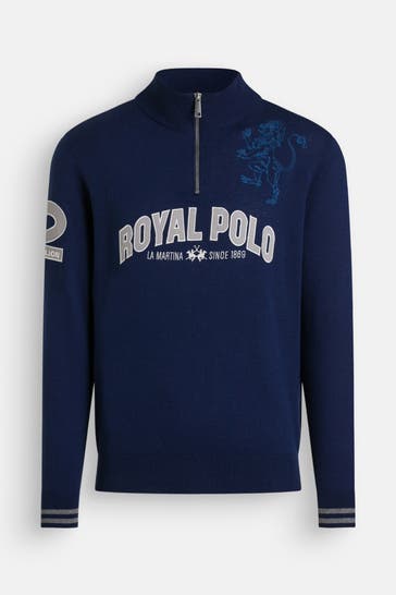 LA MARTINA Strick-Troyer navy