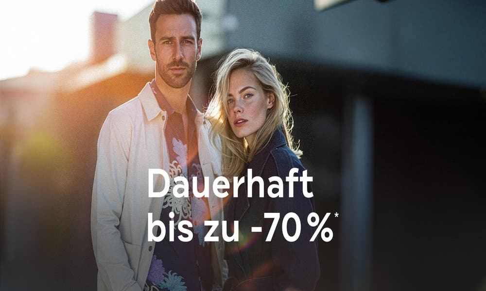 Dauerhaft bis zu -70%*