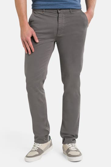 BOSS ORANGE Chino grau slim
