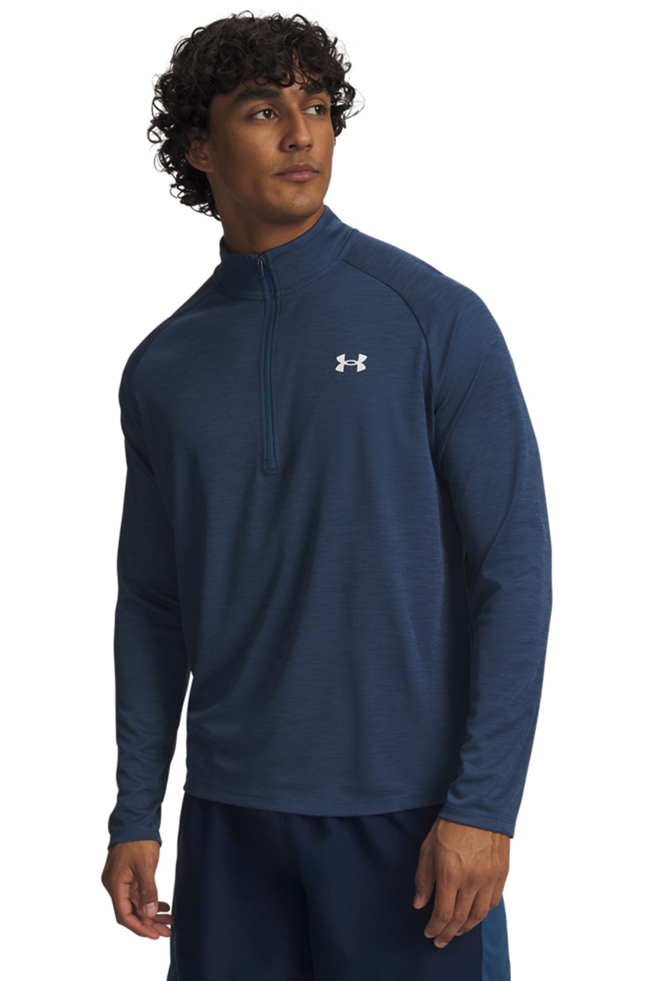 UNDER ARMOUR Midlayer 'Tech Textured' azurblau, Bild 1
