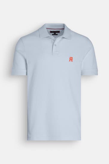 TOMMY HILFIGER Polo-Shirt hellblau