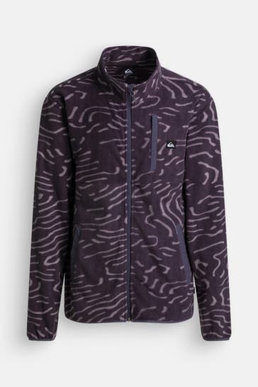 QUIKSILVER Fleecejacke gemustert