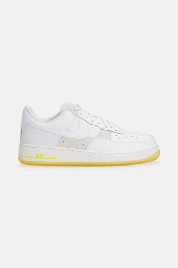 NIKE - Leder-Sneaker 'Air Force 1' weiß