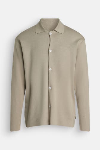 WOODBIRD Strickjacke greige