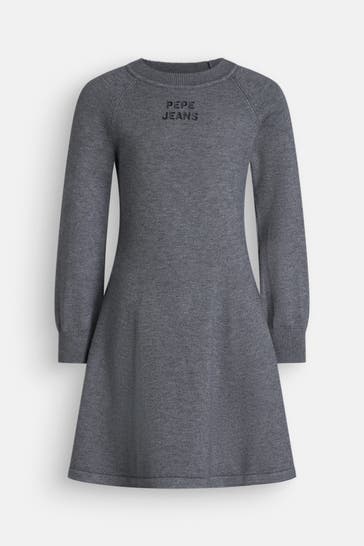 PEPE JEANS Kleid 'Wandie' grau