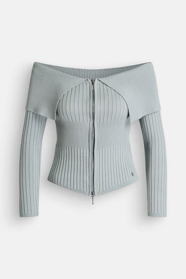 GUESS - Strickshirt 'Chihiro' jade