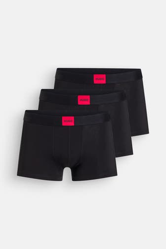 HUGO 3er-Pack Boxer Trunks schwarz