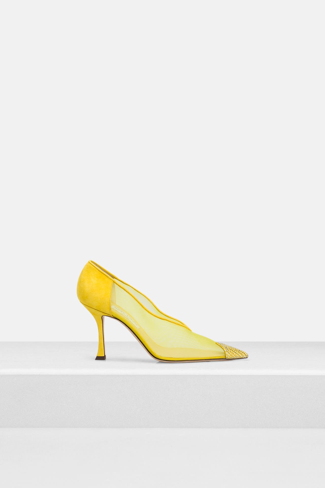 JIMMY CHOO Pumps 'Nicole 90' zitronengelb, Bild 1