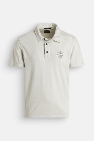 AERONAUTICA MILITARE Polo-Shirt eisblau
