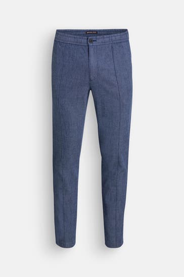 MICHAEL KORS Leinenmix-Hose blau