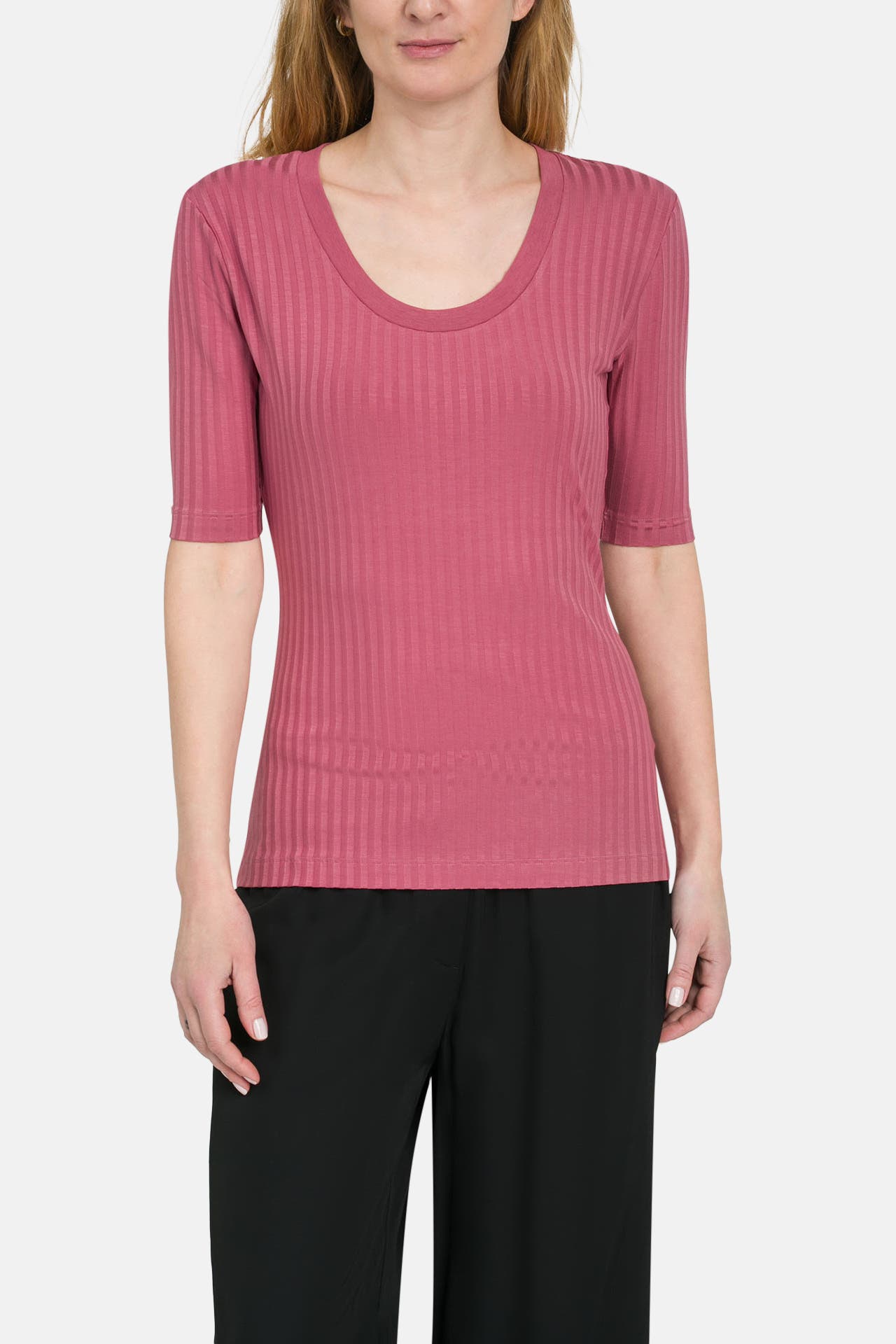 BOSS T-Shirt 'Effilie' dunkelrosa, Bild 1