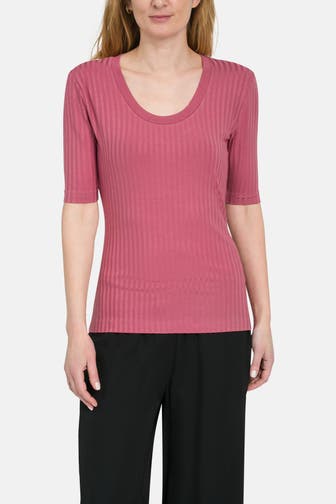 BOSS T-Shirt 'Effilie' dunkelrosa