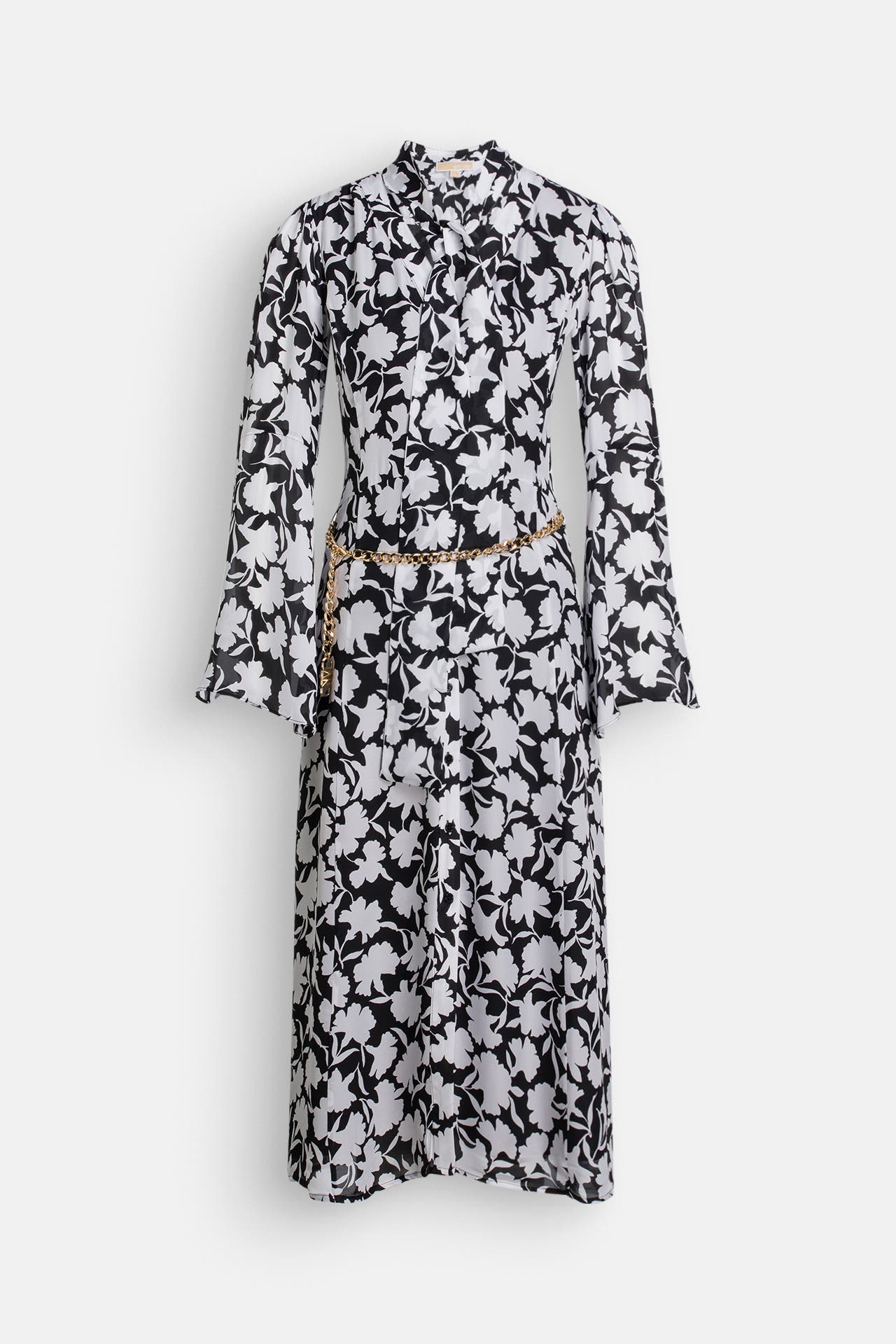 MICHAEL MICHAEL KORS Seidenmixkleid floral, Bild 1