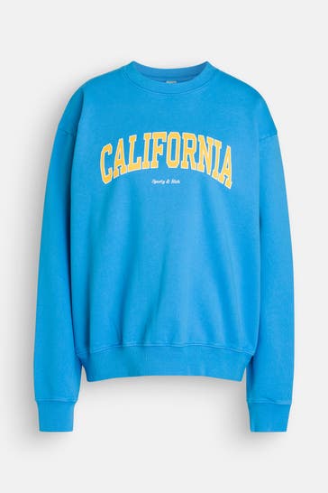SPORTY & RICH Sweatshirt blau
