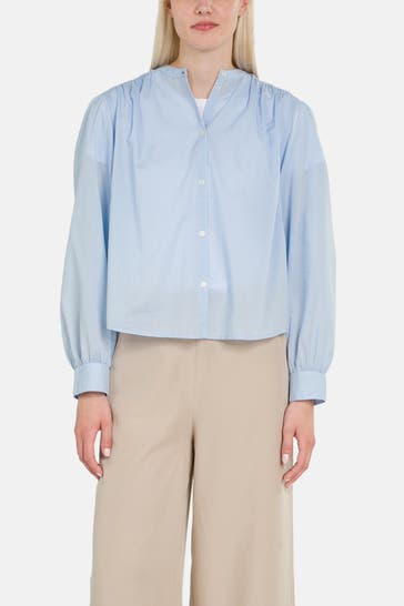 MARC O'POLO Casual-Bluse hellblau