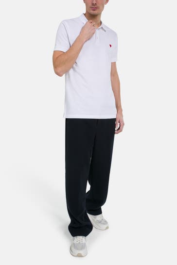 LOVE MOSCHINO Polo-Shirt weiß