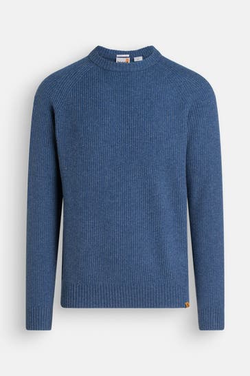 TIMBERLAND Wollmix-Pullover blau