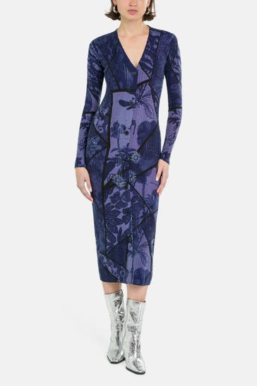 DESIGUAL Strickkleid gemustert