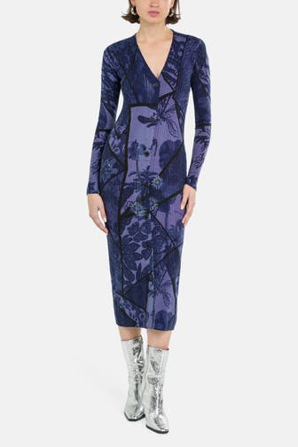DESIGUAL Strickkleid gemustert