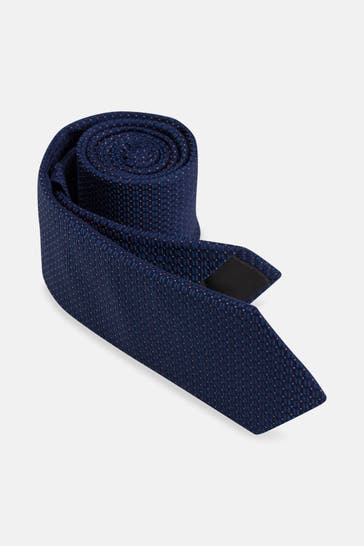 HUGO Seidenkrawatte gemustert
