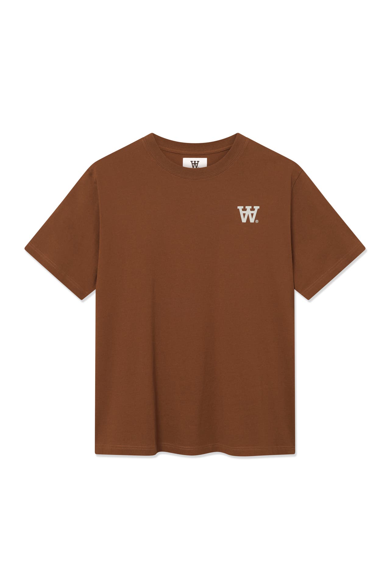 WOOD WOOD T-Shirt 'Asa' rotbraun, Bild 1