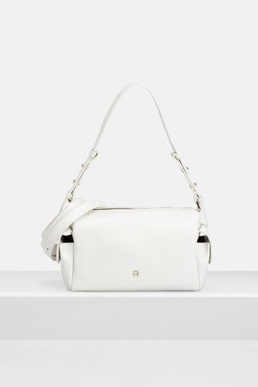 AIGNER Schultertasche weiß