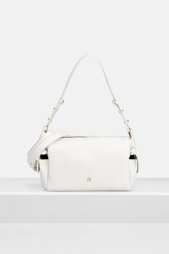 AIGNER Schultertasche weiß