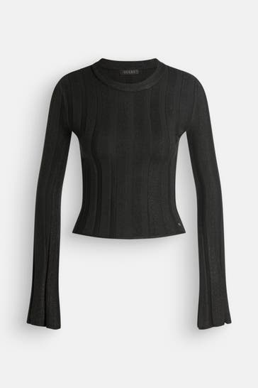 GUESS Strickpullover 'Gemma' schwarz