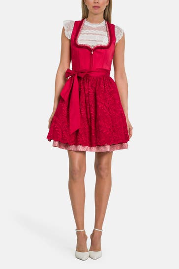 KRÜGER Dirndl 'Zora' rot 
