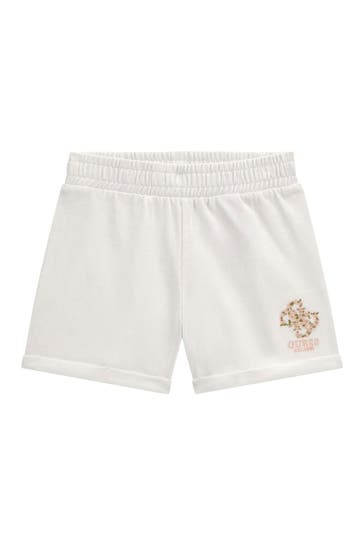 GUESS Sweatshorts weiß