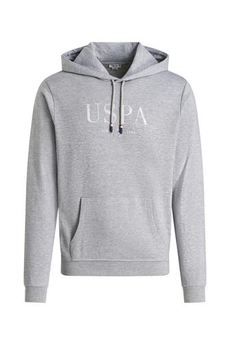 U.S. POLO ASSN. Hoodie hellgrau