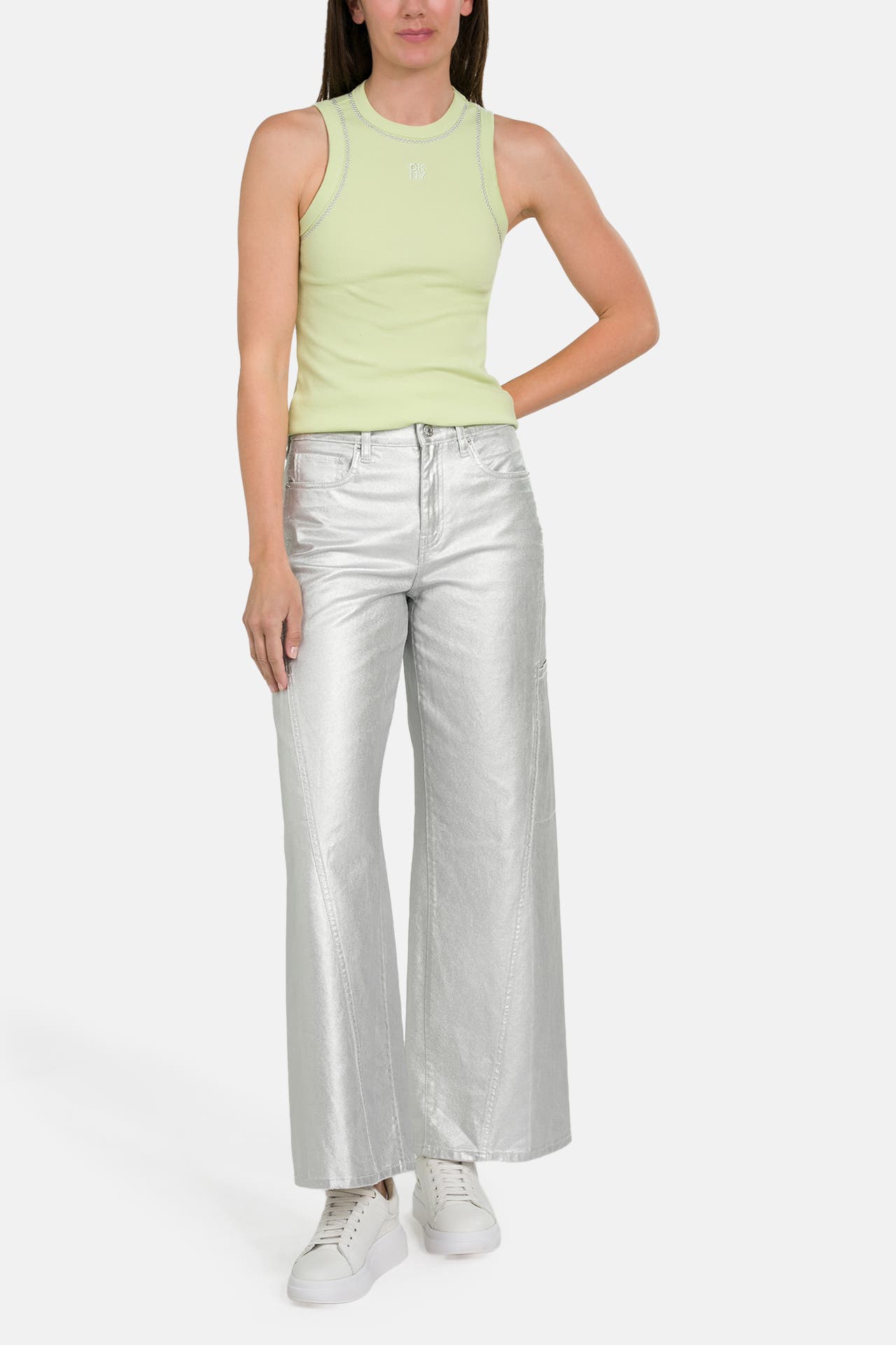 DKNY Top apfelgrün, Bild 1