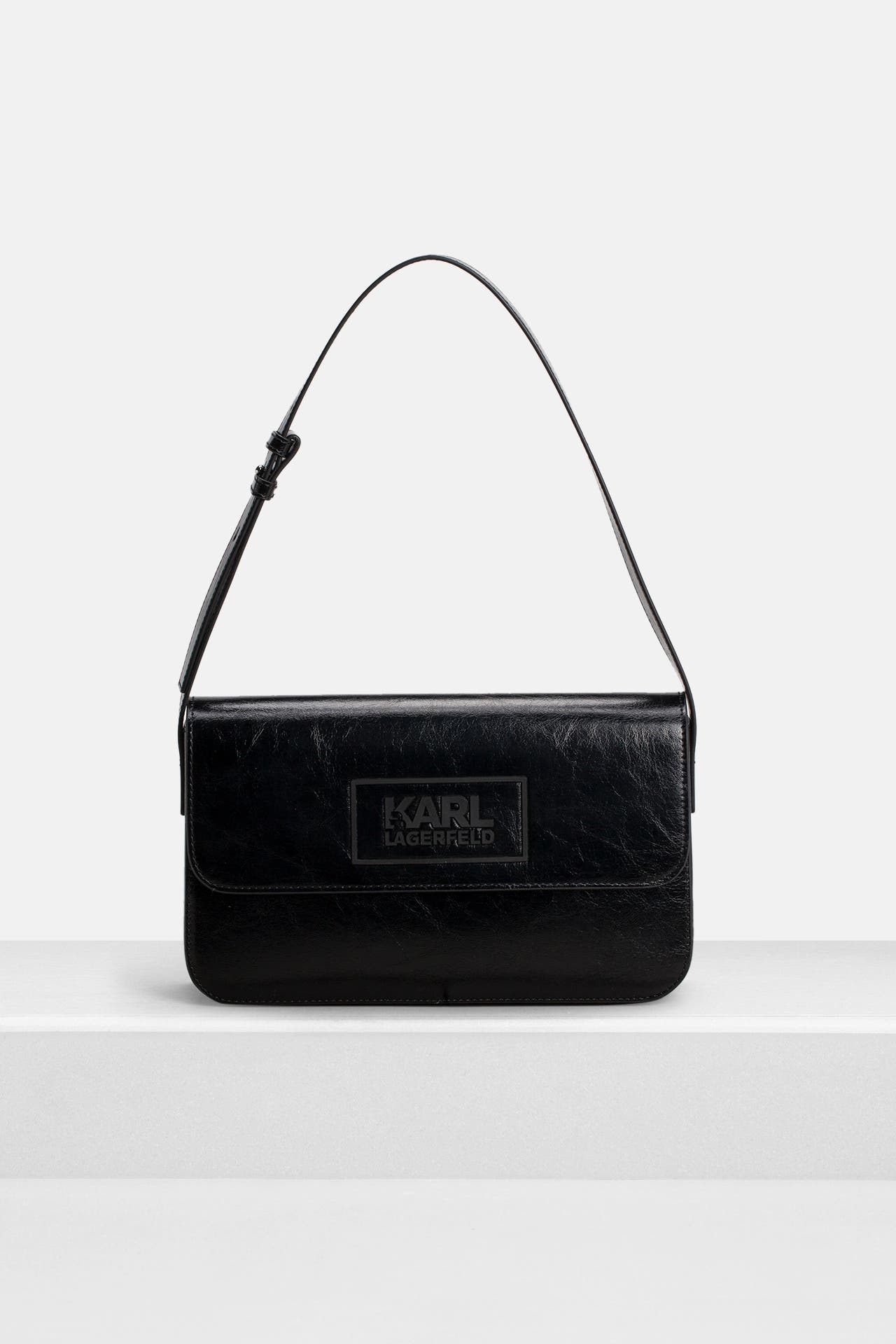 KARL LAGERFELD Schultertasche schwarz, Bild 1