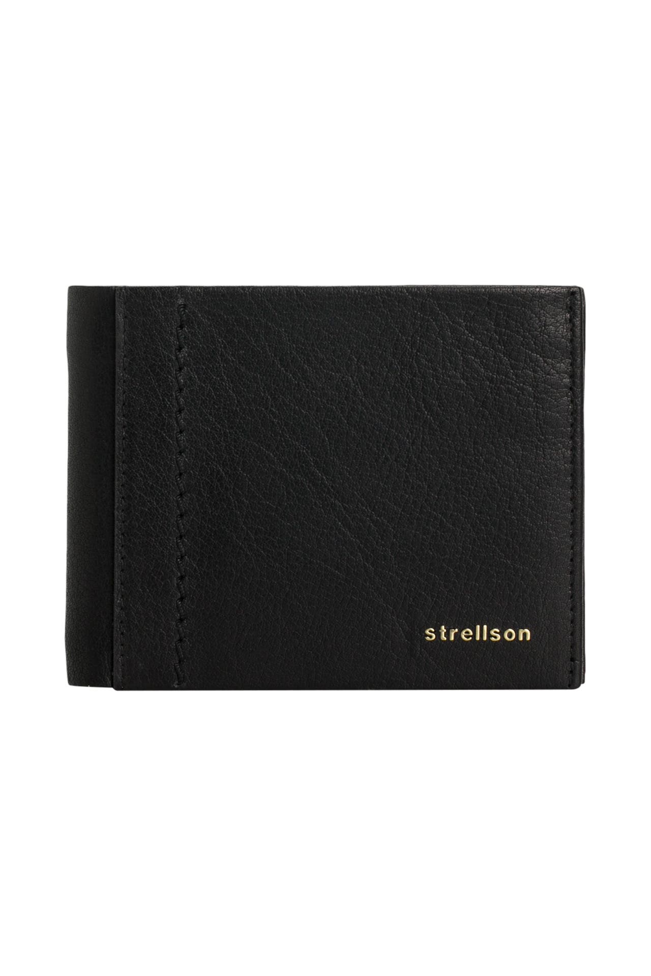 STRELLSON Ledergeldbörse 'Corbin' schwarz, Bild 1