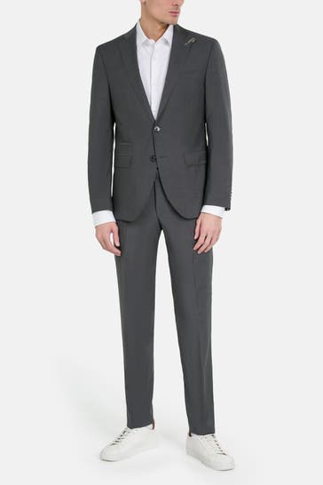 BALDESSARINI Schurwoll-Anzug 'Massa' grau
