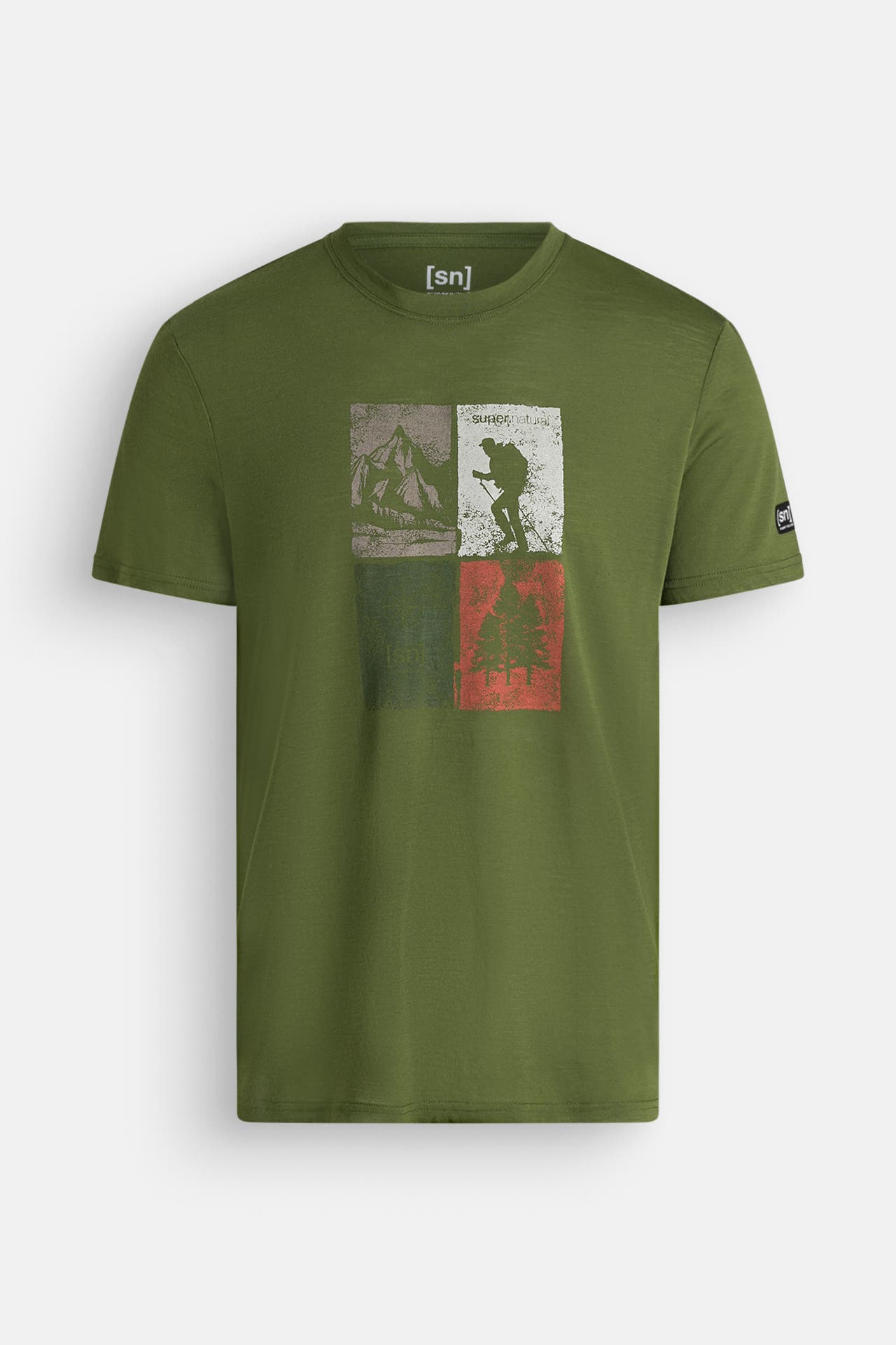 SUPER.NATURAL T-Shirt oliv, Bild 1