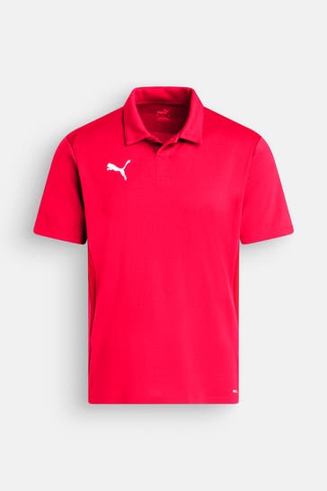PUMA Polo-Shirt 'teamGOAL' rot