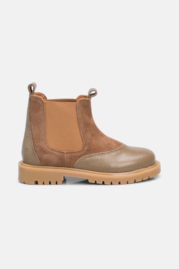 WHEAT Chelsea-Boots 'Kana' dunkelbraun