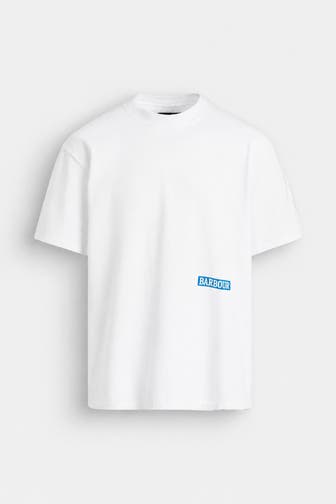 BARBOUR T-Shirt 'Solway' weiß