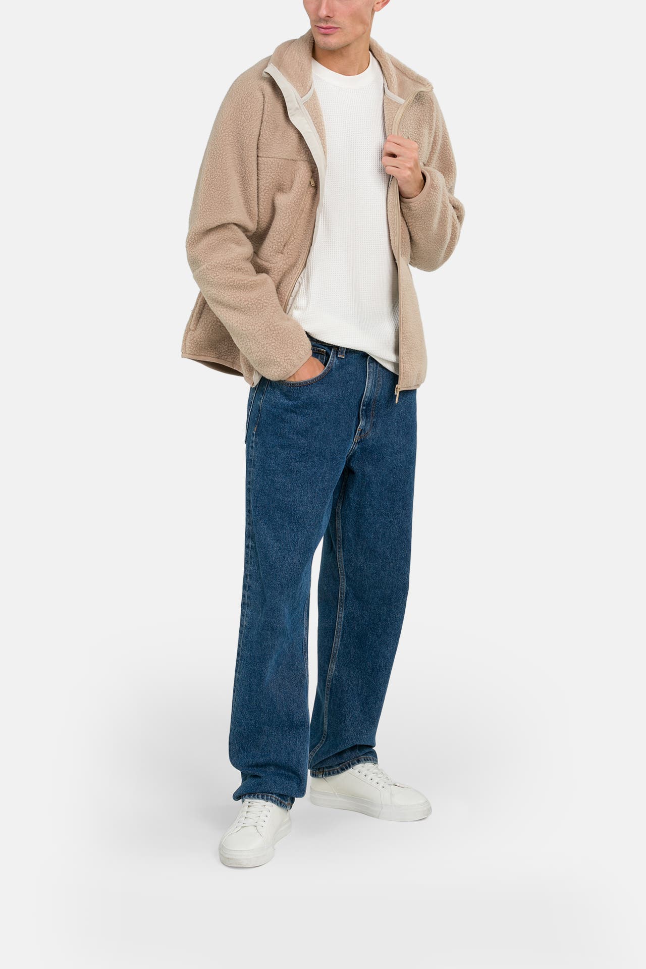 PINQPONQ Fleecejacke beige, Bild 1