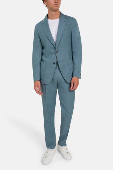 WINDSOR. - Anzug 'Giro-Si' taubenblau